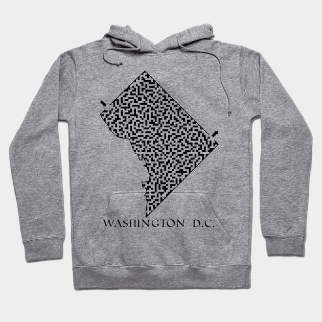 Washington DC Maze Hoodie by gorff